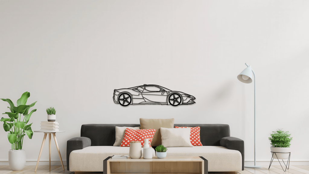 Ferrari SF90 Stradale - Metal Wall Art