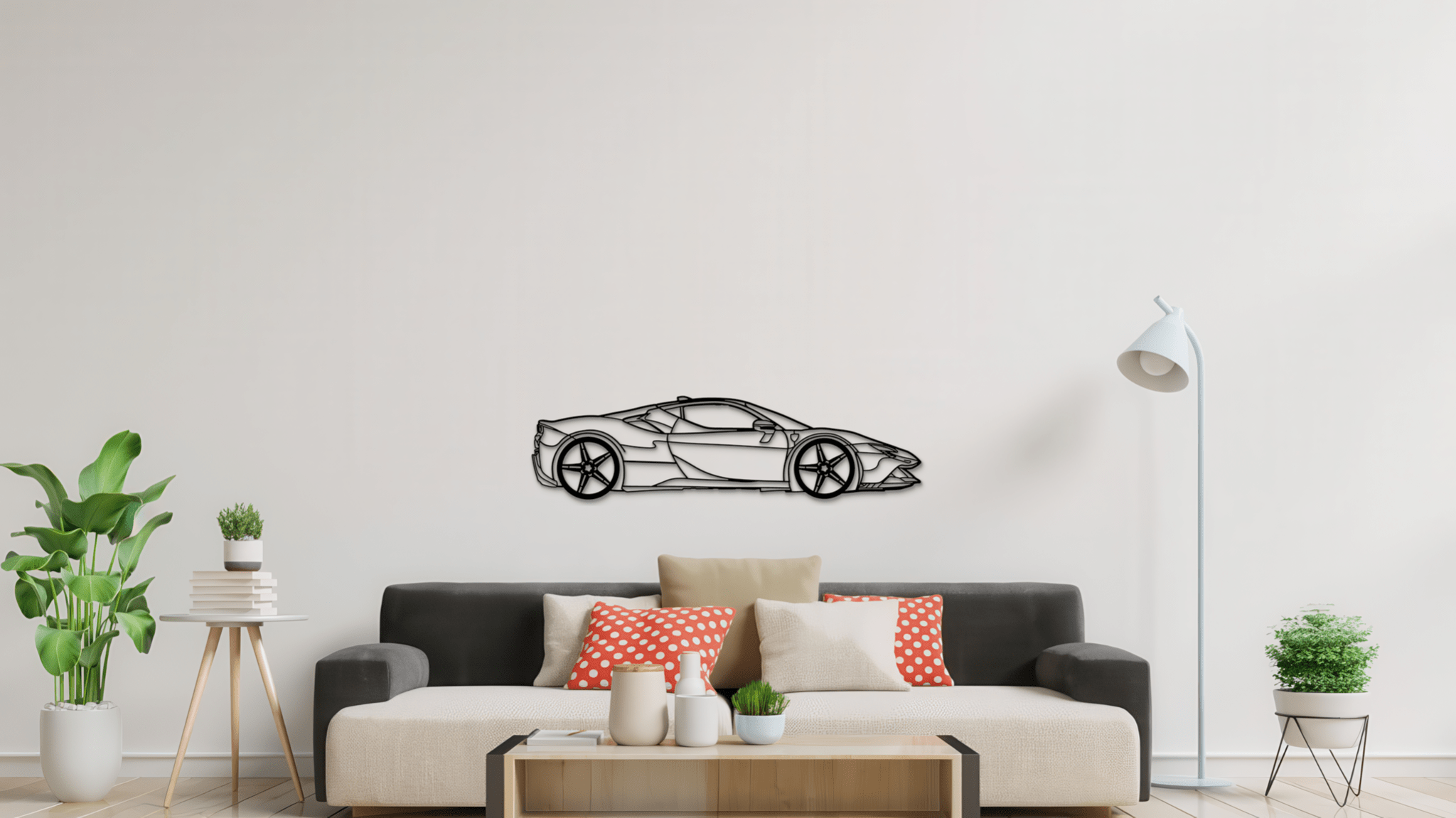 Ferrari SF90 Stradale - Metal Wall Art