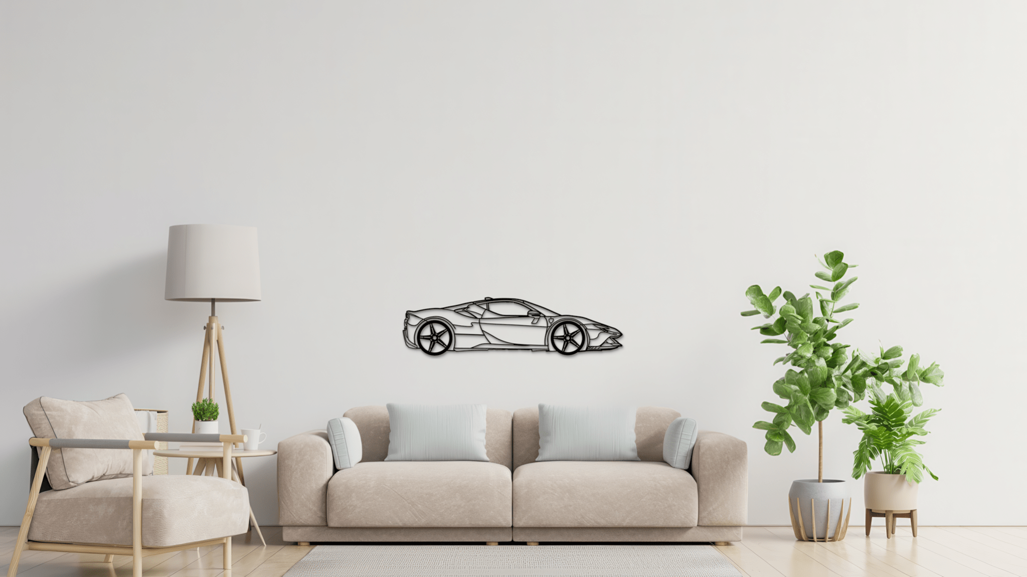 Ferrari SF90 Stradale - Metal Wall Art