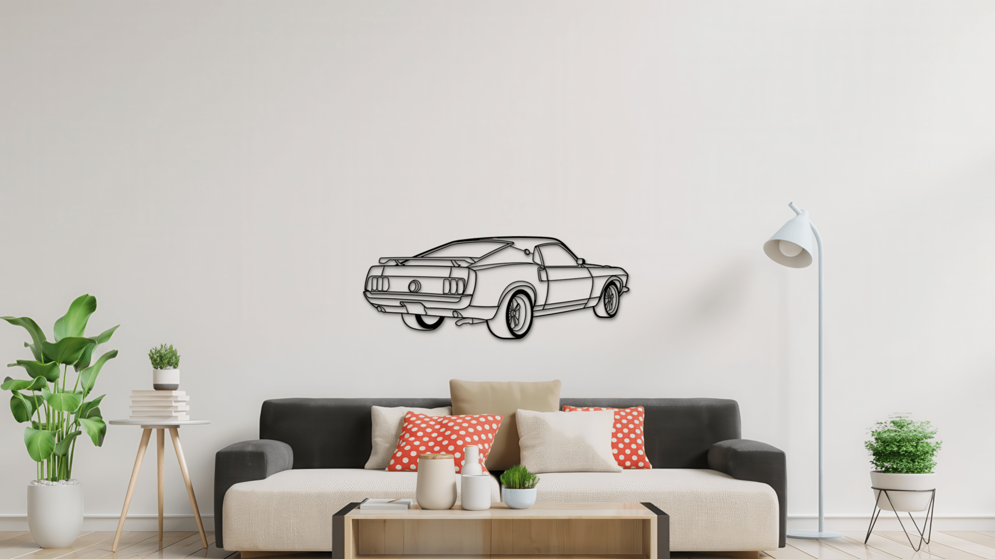 Ford Mustang Mach 1 - Metal Wall Art