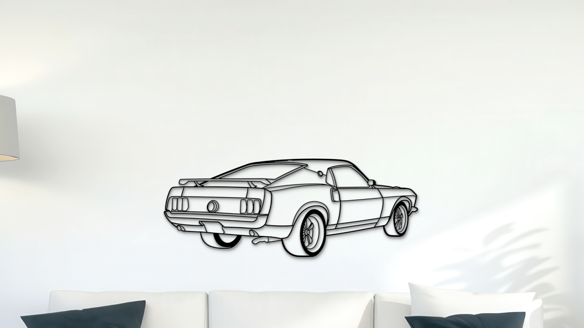 Ford Mustang Mach 1 - Metal Wall Art