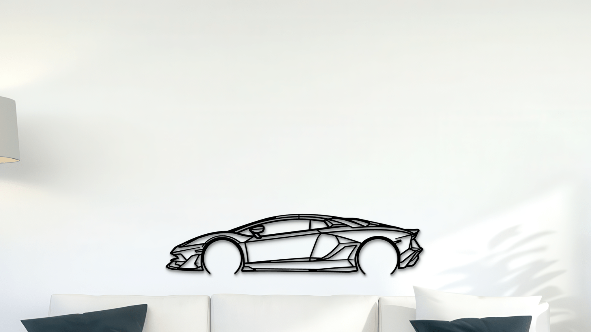 Lamborghini Aventador - Metal Wall Art