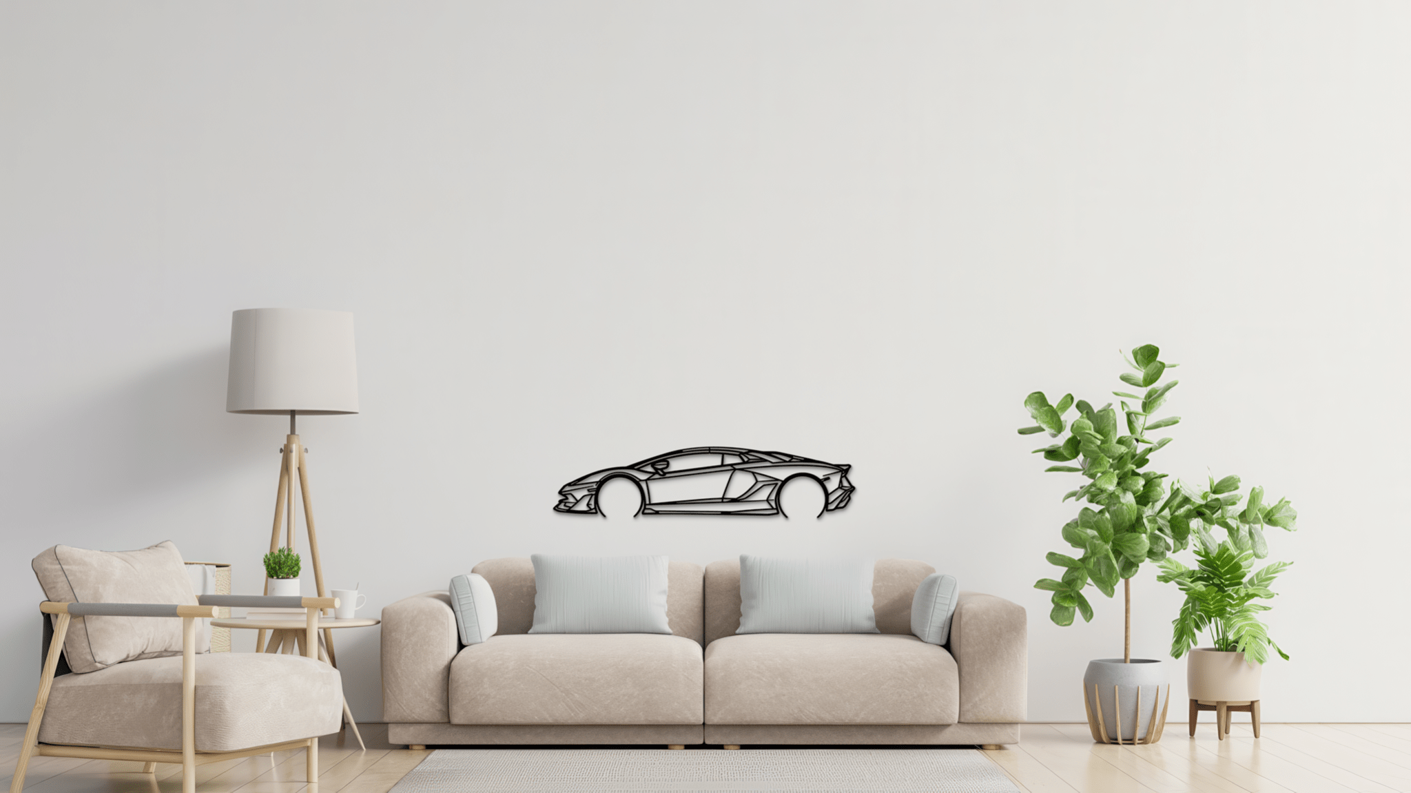 Lamborghini Aventador - Metal Wall Art