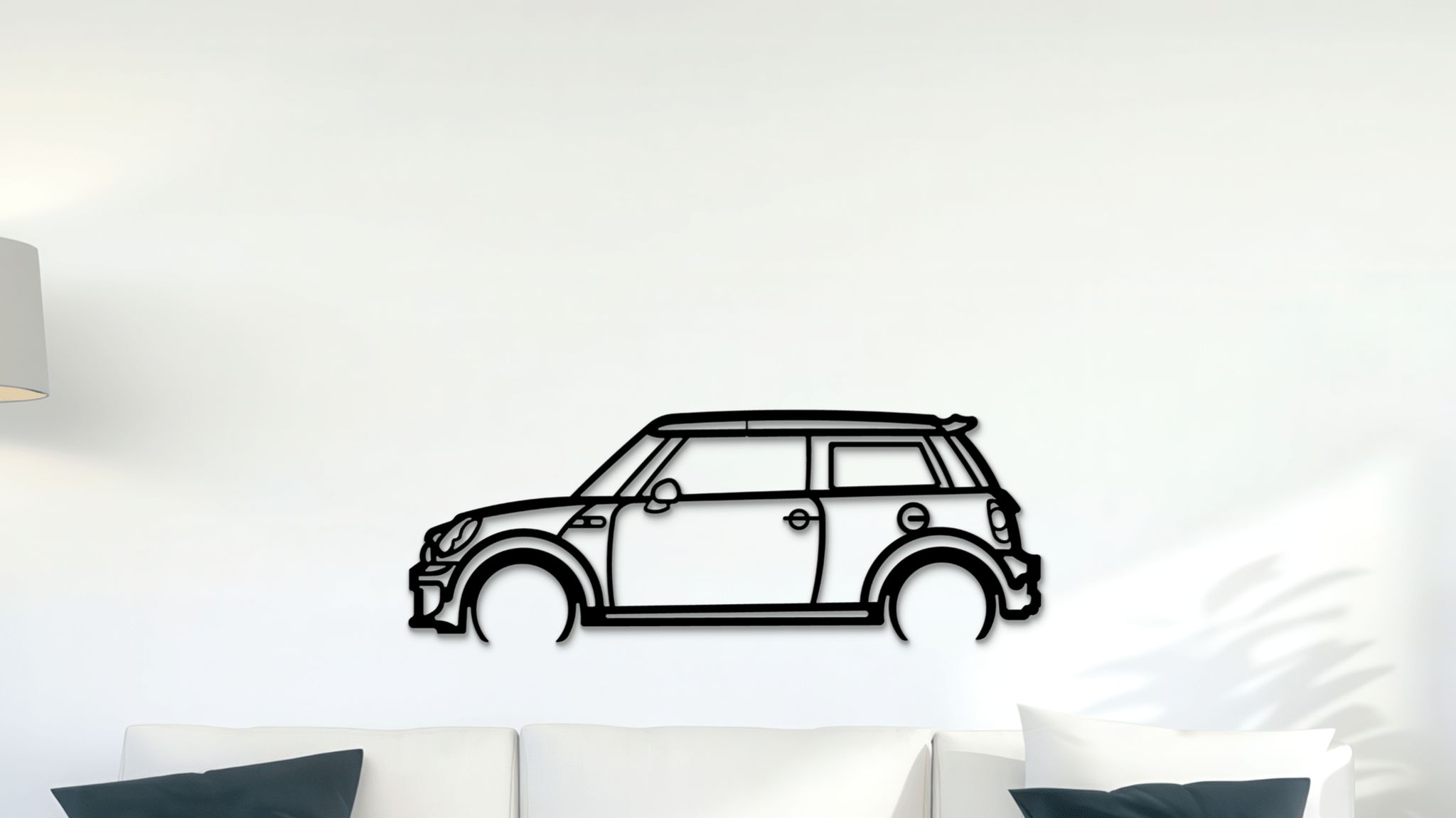 Mini Cooper S 2009 - Metal Wall Art