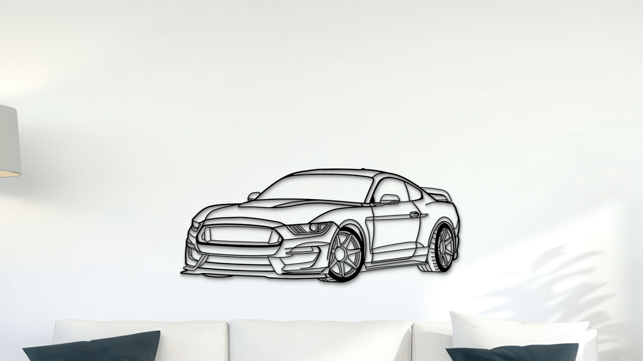 Mustang Shelby GT350R - Metal Wall Art