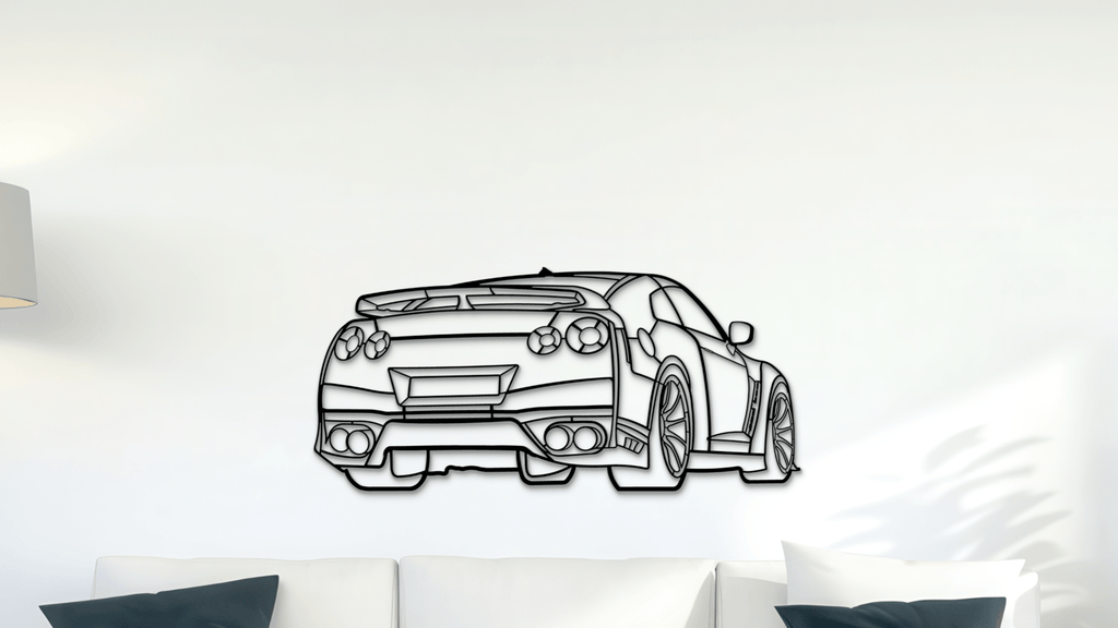 Nissan GTR(R35) - Metal Wall Art