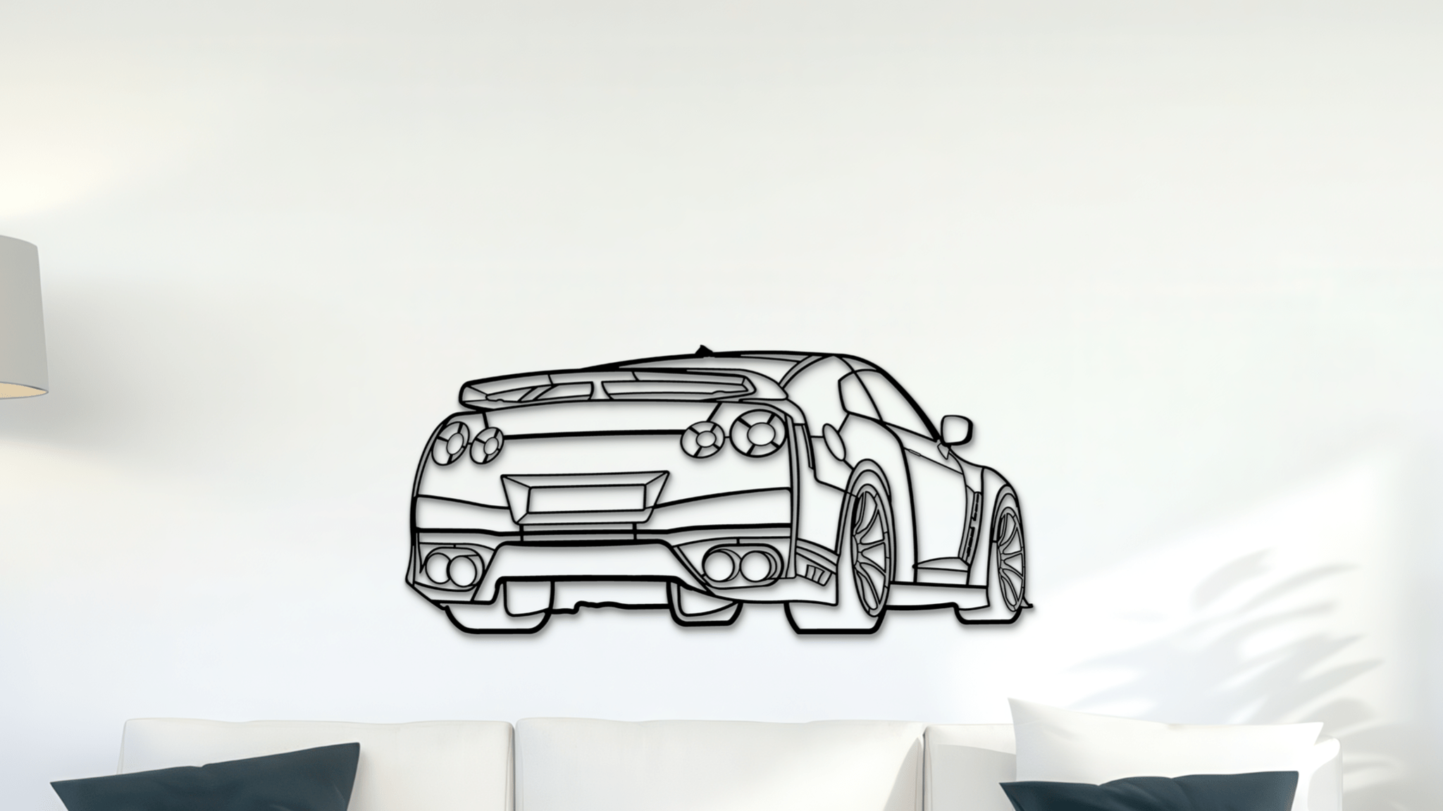 Nissan GTR(R35) - Metal Wall Art