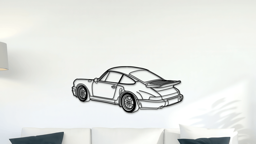 Porsche 964 lightweight - Metal Wall Art