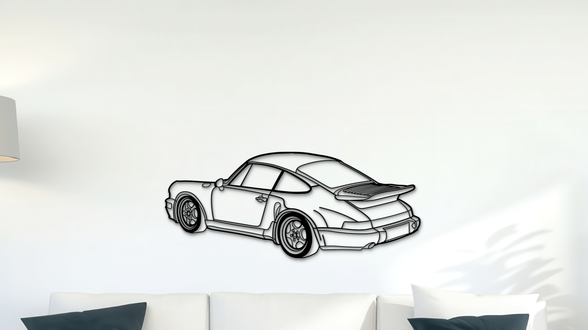 Porsche 964 lightweight - Metal Wall Art