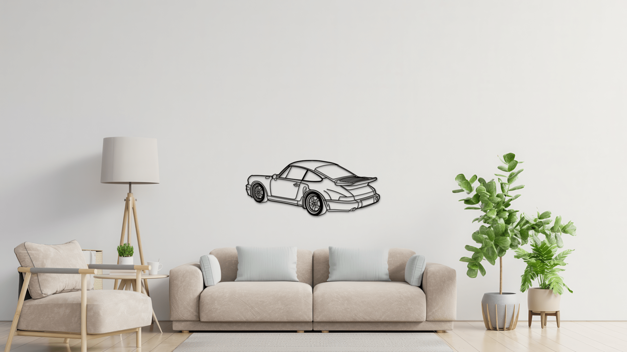 Porsche 964 lightweight - Metal Wall Art