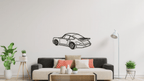 Porsche 964 lightweight - Metal Wall Art