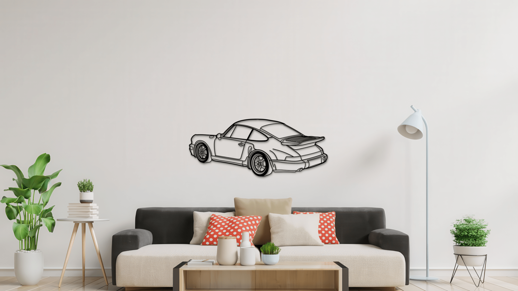 Porsche 964 lightweight - Metal Wall Art
