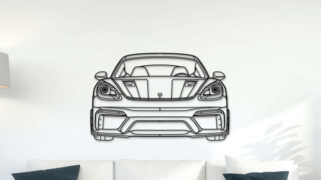Porsche 982 GT4RS - Metal Wall Art