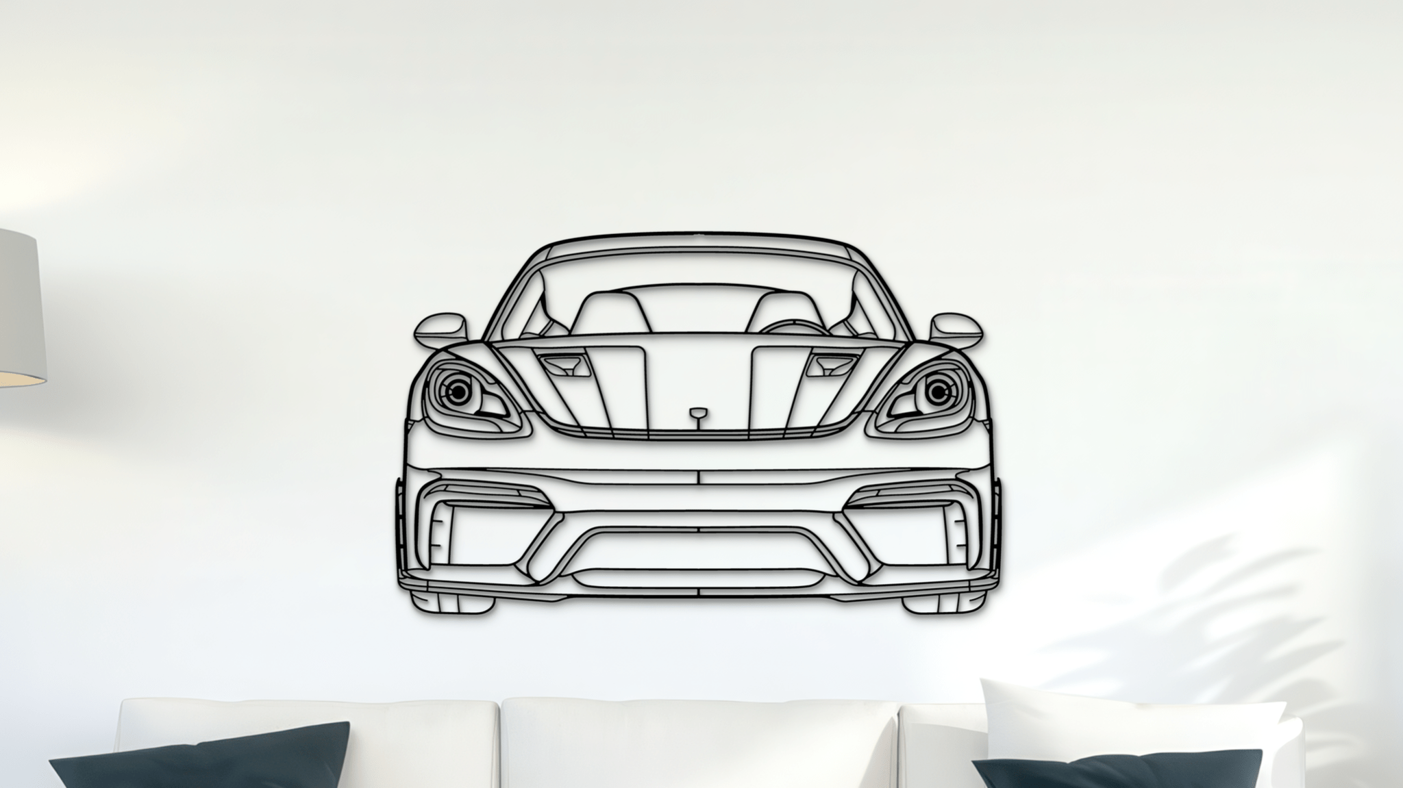 Porsche 982 GT4RS - Metal Wall Art