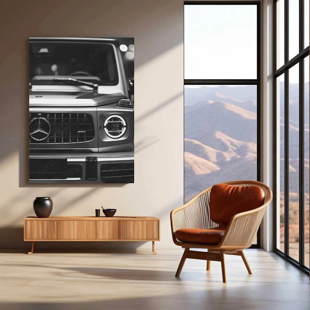 Mercedes GLS G Wagon Neon LED Metal Frame 2