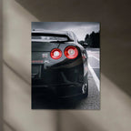 Nissan R35 GTR Neon LED Metal Frame â Ultimate Sports Car Wall Art 1