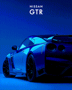 Nissan GT-R V2 - Neon Car Art