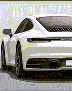 Porsche V5  - Neon Car Art