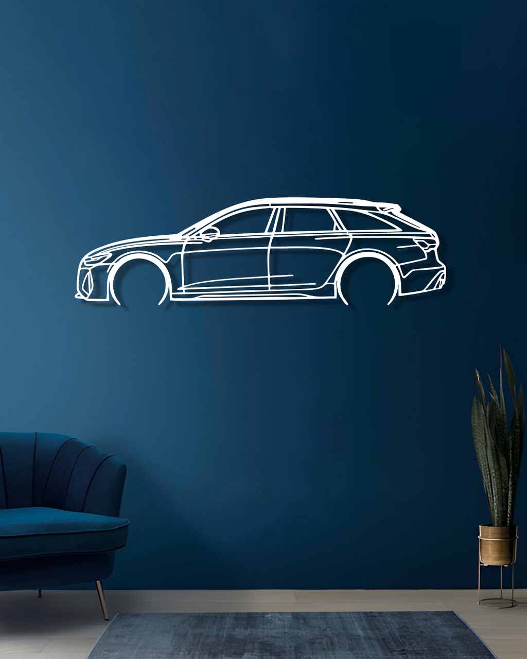 Audi RS6 2020 - Metal Wall Art