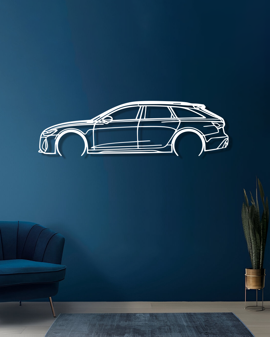 Audi RS6 2020 - Metal Wall Art