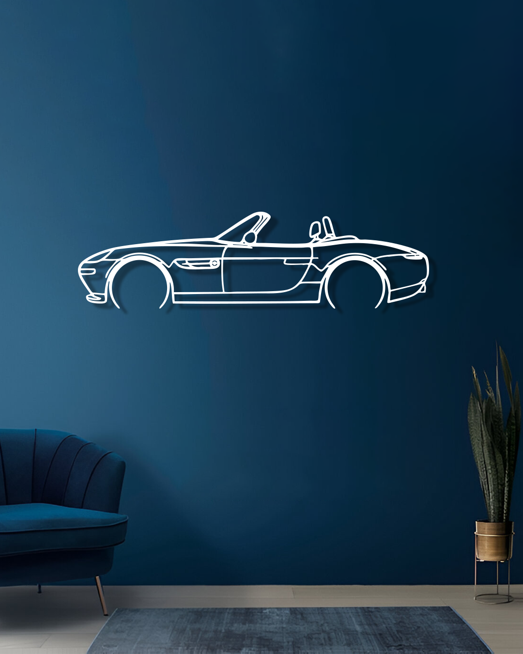 BMW Z8 2000 - Metal Wall Art