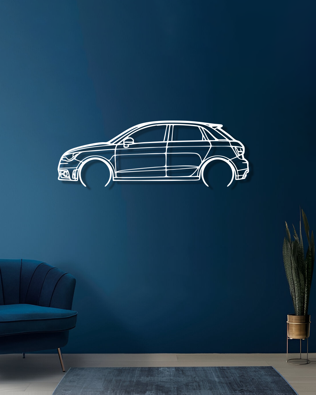 Audi A1 2016 - Metal Wall Art
