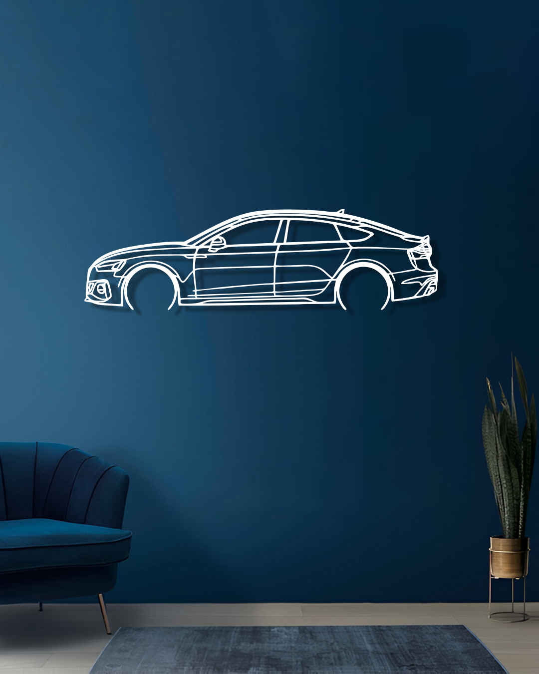Audi RS5 2018 - Metal Wall Art