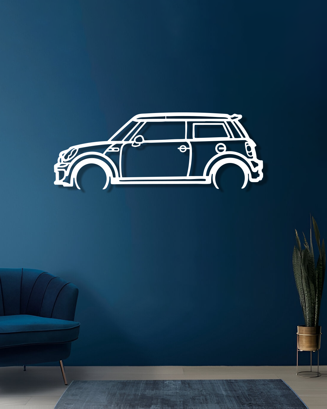 Mini Cooper S 2009 - Metal Wall Art
