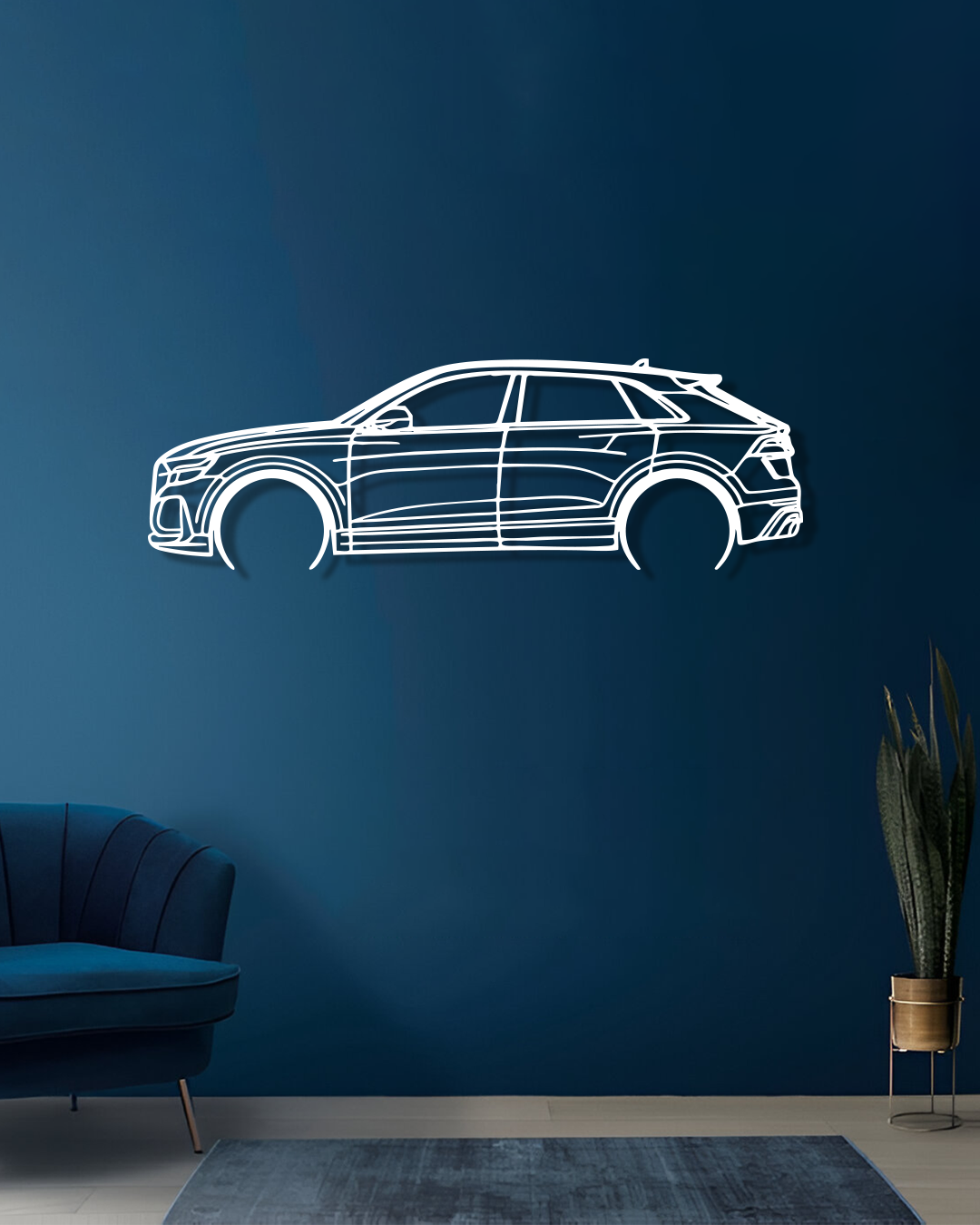 Audi Q8 2022 - Metal Wall Art
