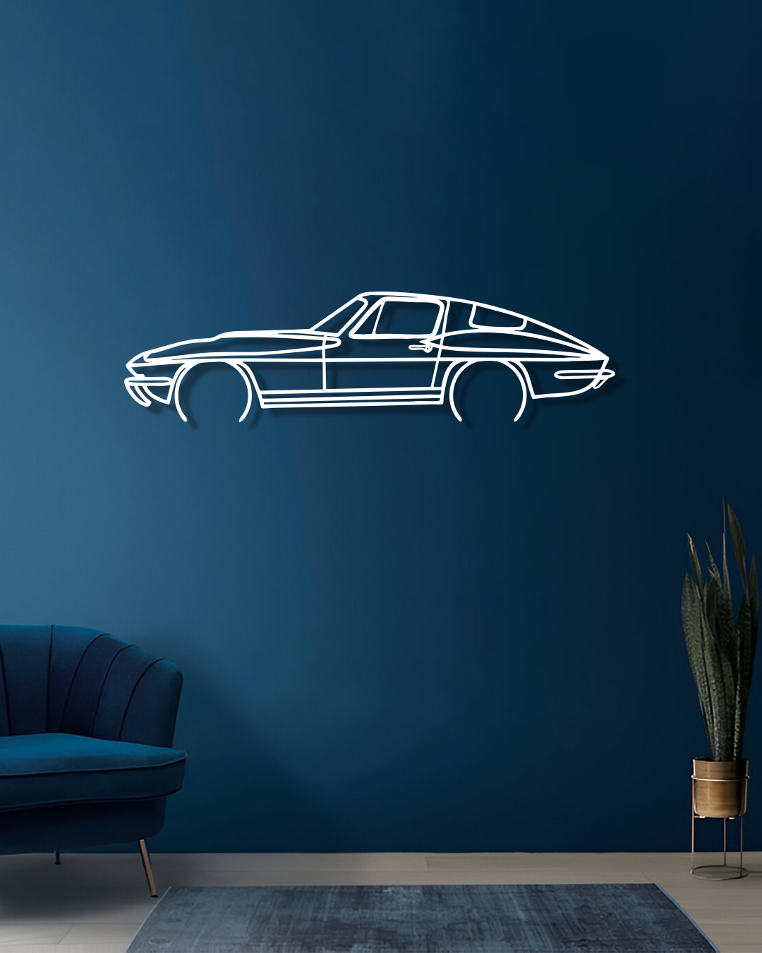 Corvette C3 Stingray - Metal Wall Art