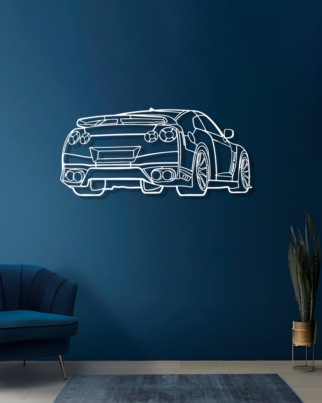 Nissan GTR(R35) - Metal Wall Art