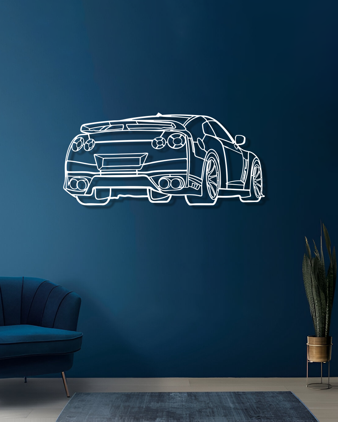 Nissan GTR(R35) - Metal Wall Art