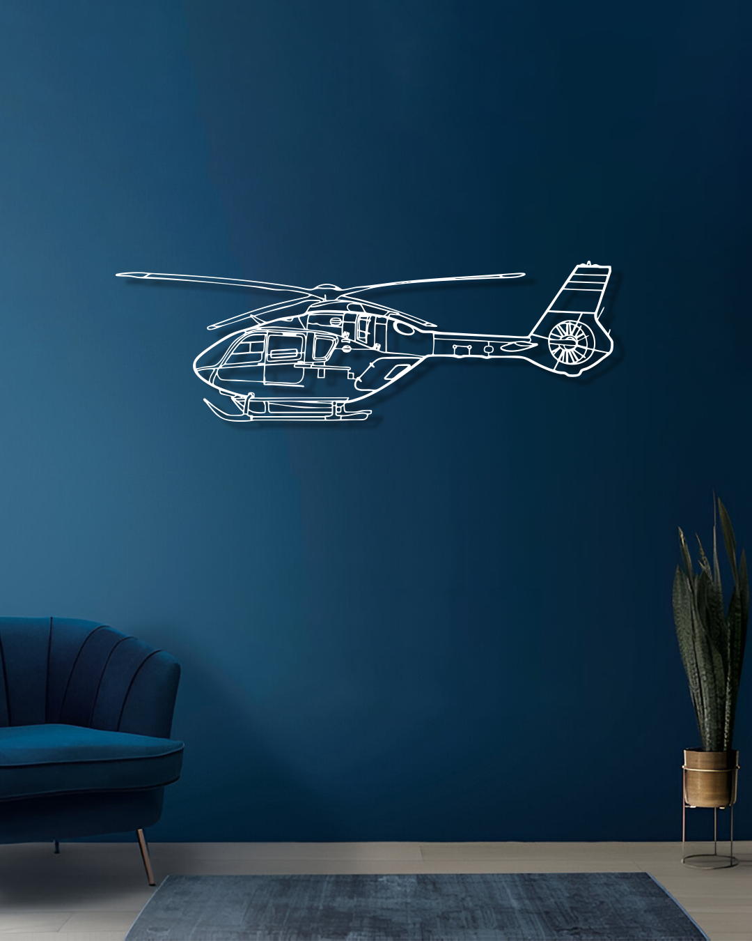 Airbus EC 135 T3 - Metal Wall Art