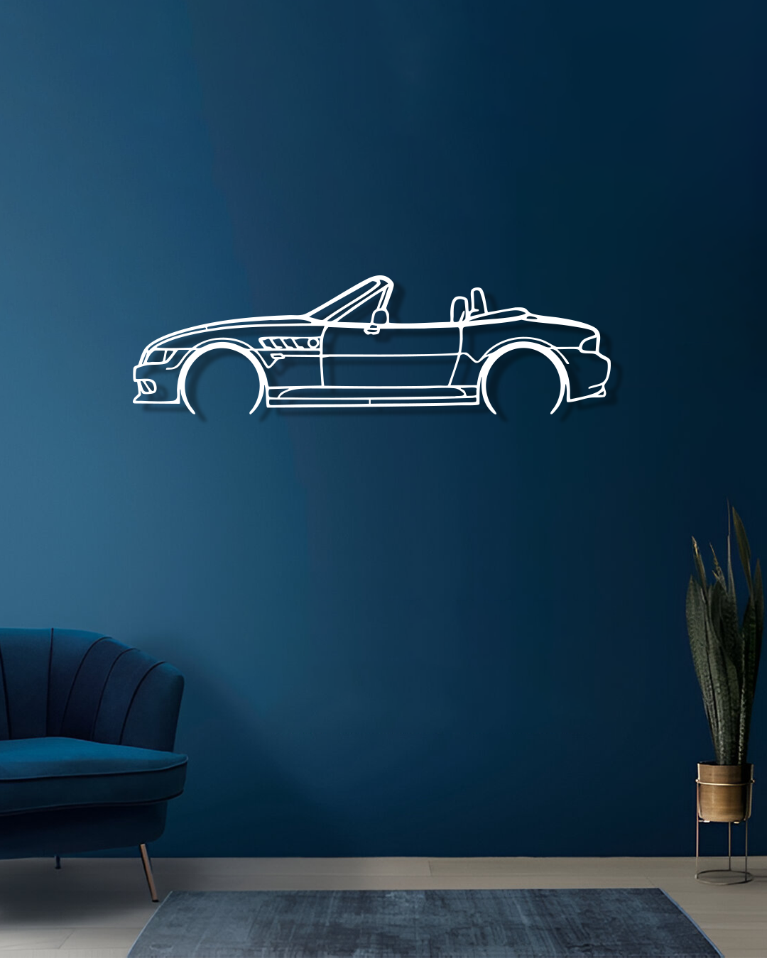 BMW Z3 1999 - Metal Wall Art
