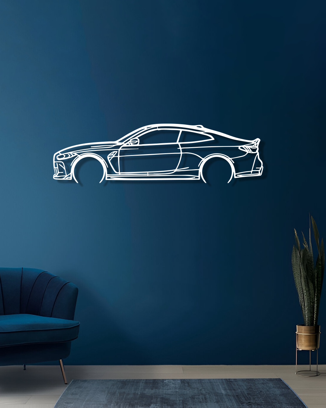 BMW M4 CSL - Metal Wall Art