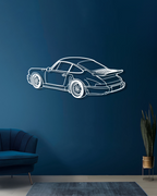 Porsche 964 lightweight - Metal Wall Art