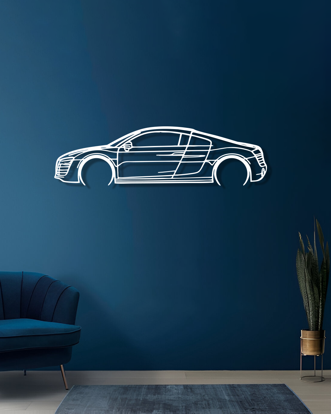 Audi R8 2018 - Metal Wall Art