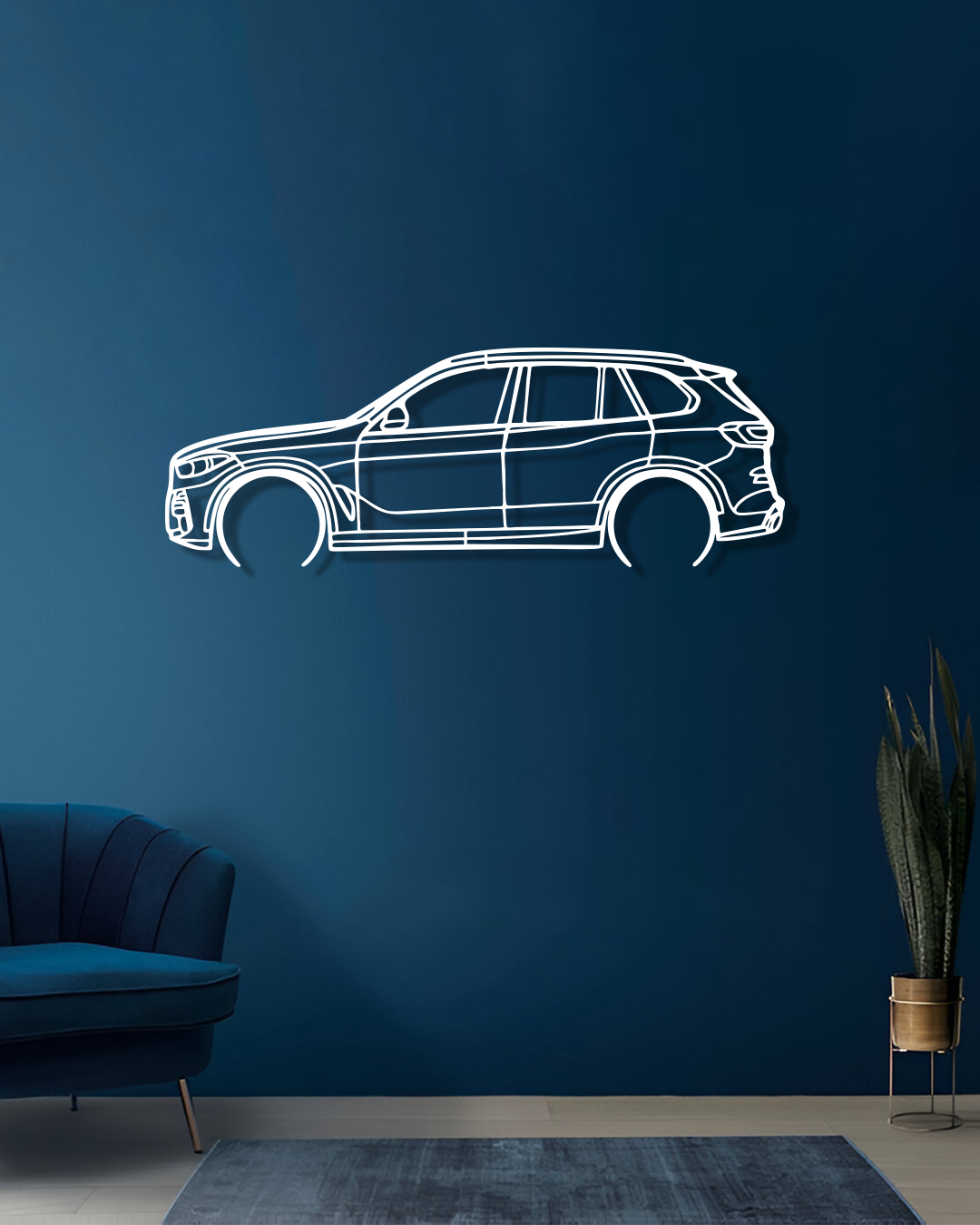BMW X5M 2018 - Metal Wall Art
