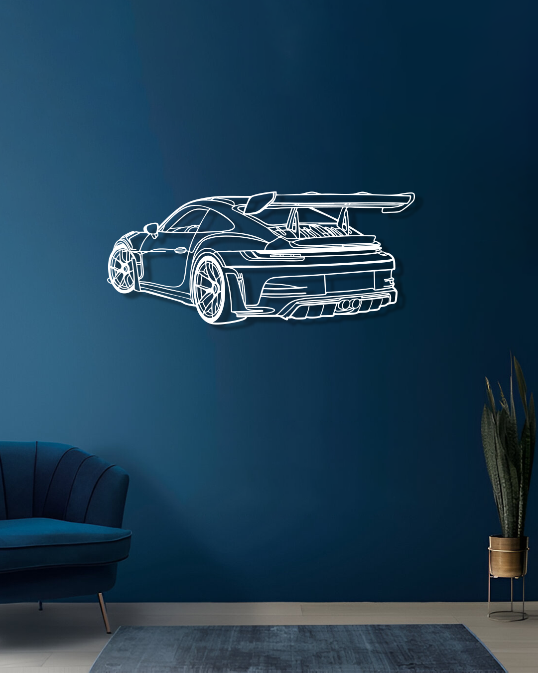 Porsche 992 GT3RS - Metal Wall Art