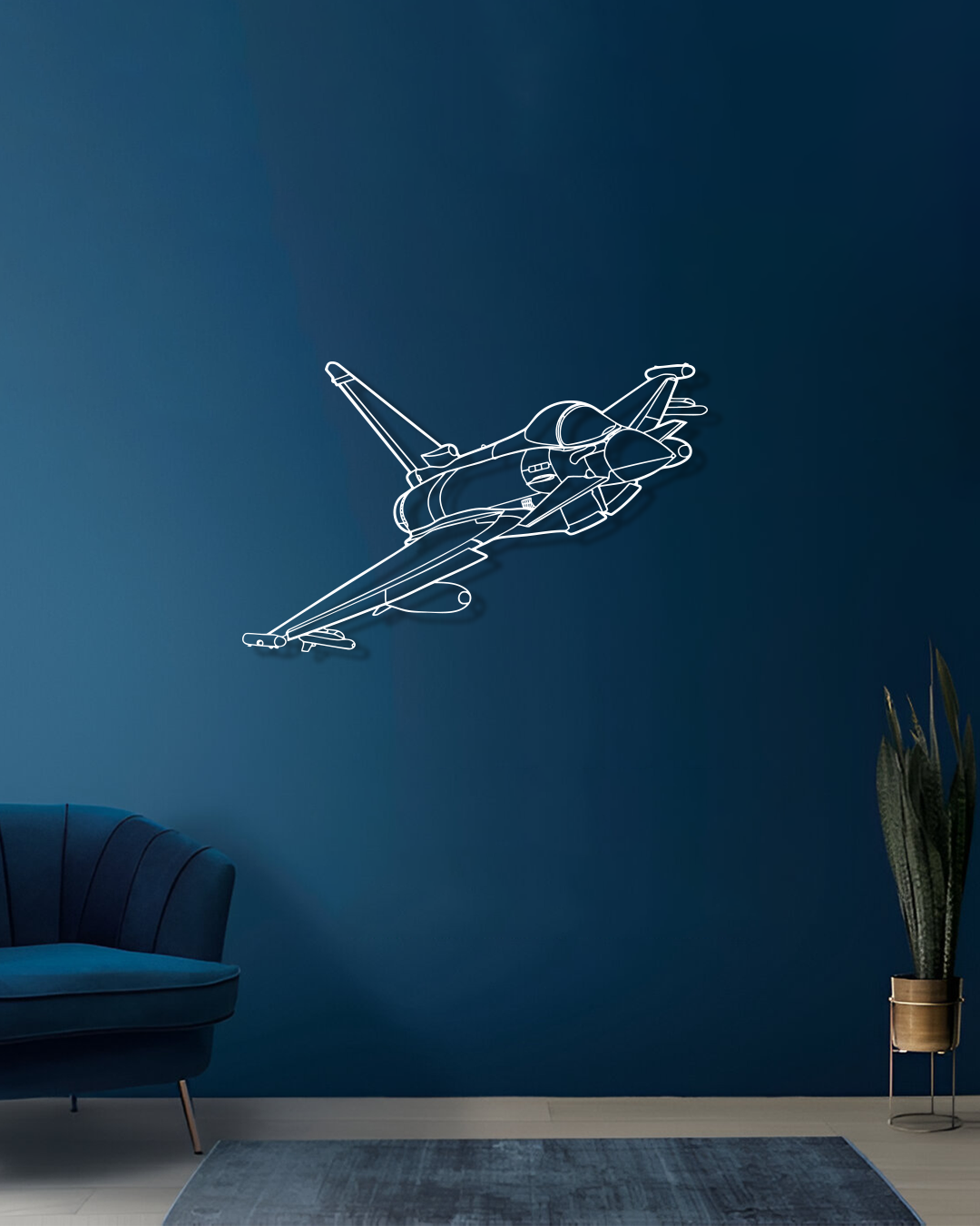Airbus Eurofighter - Metal Wall Art