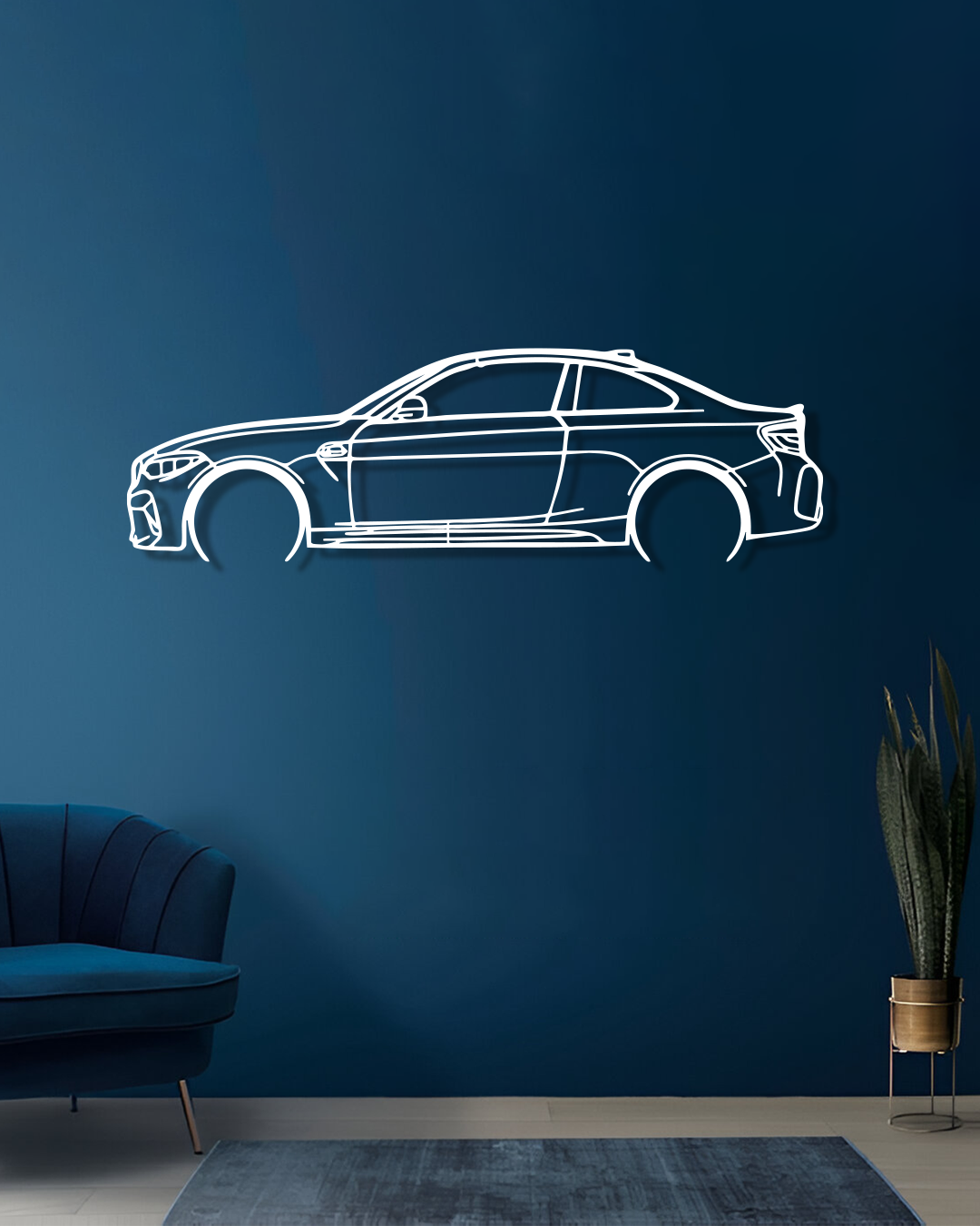 BMW M2 F87 - Metal Wall Art