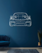 Porsche 982 GT4RS - Metal Wall Art