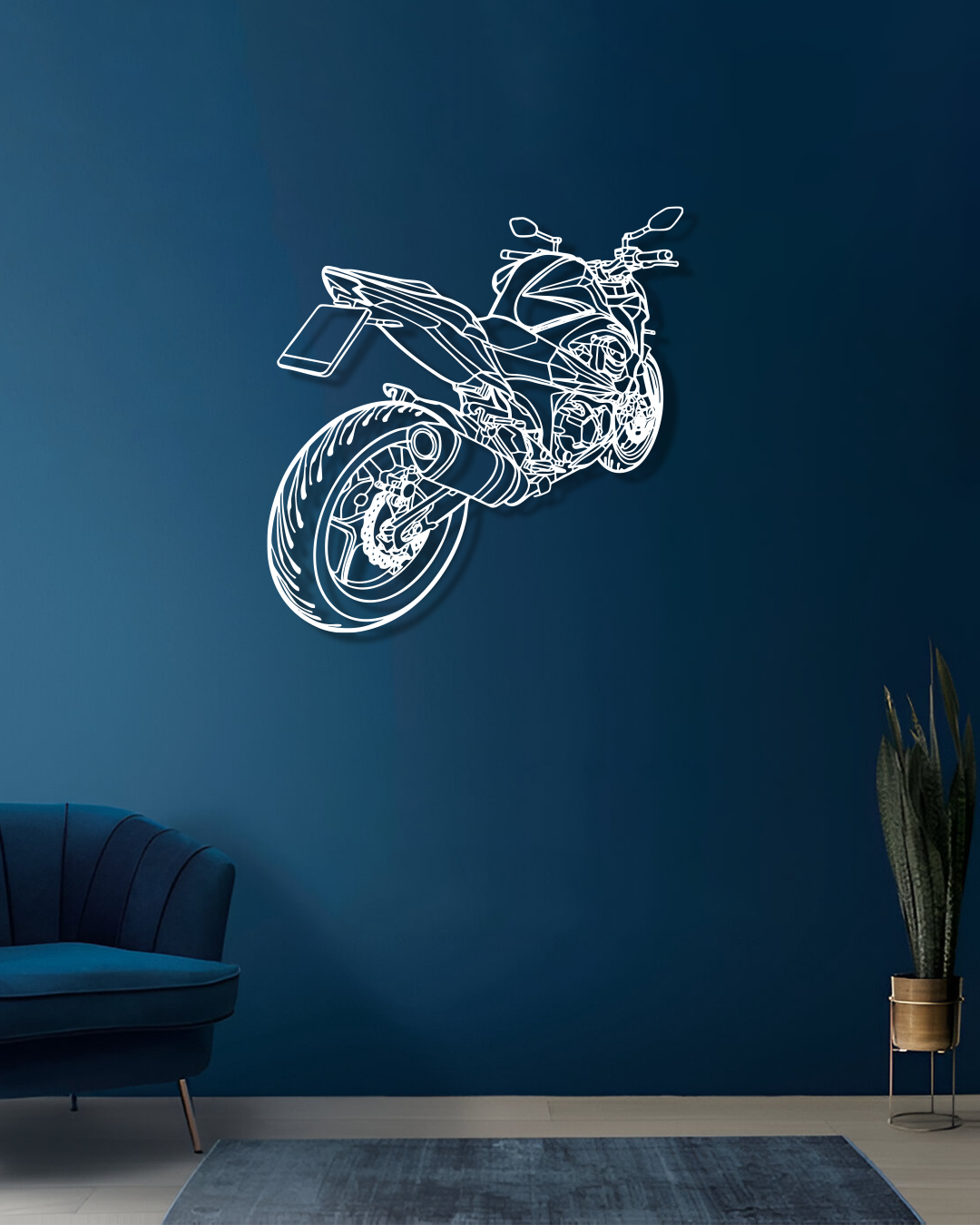 Kawasaki Z800 2013 - Metal Wall Art