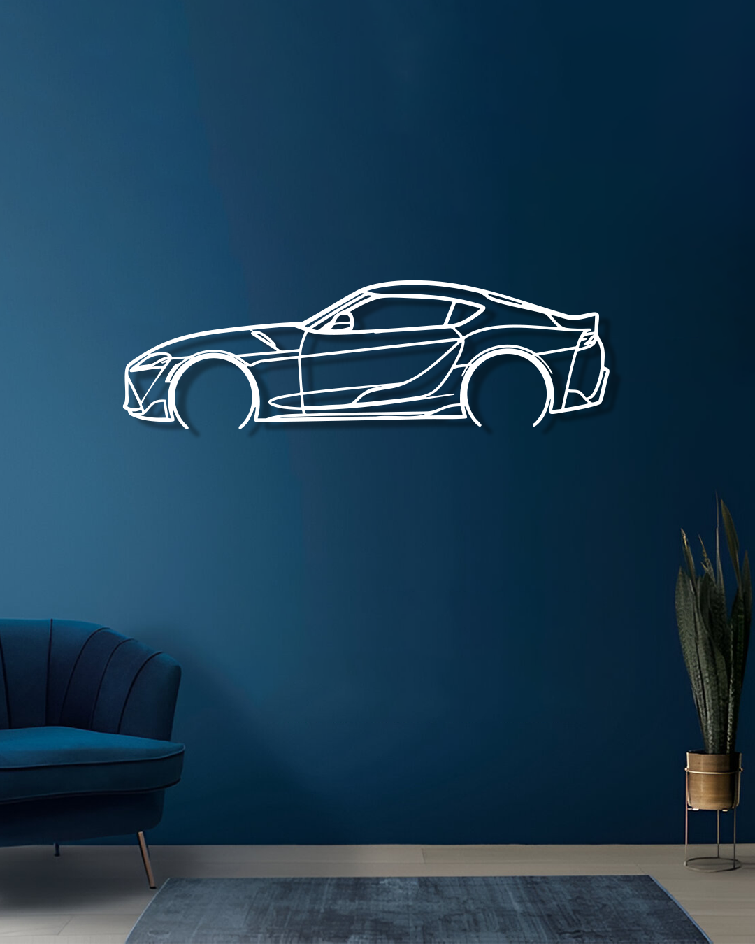 Toyota GR Supra 3.0 - Metal Wall Art