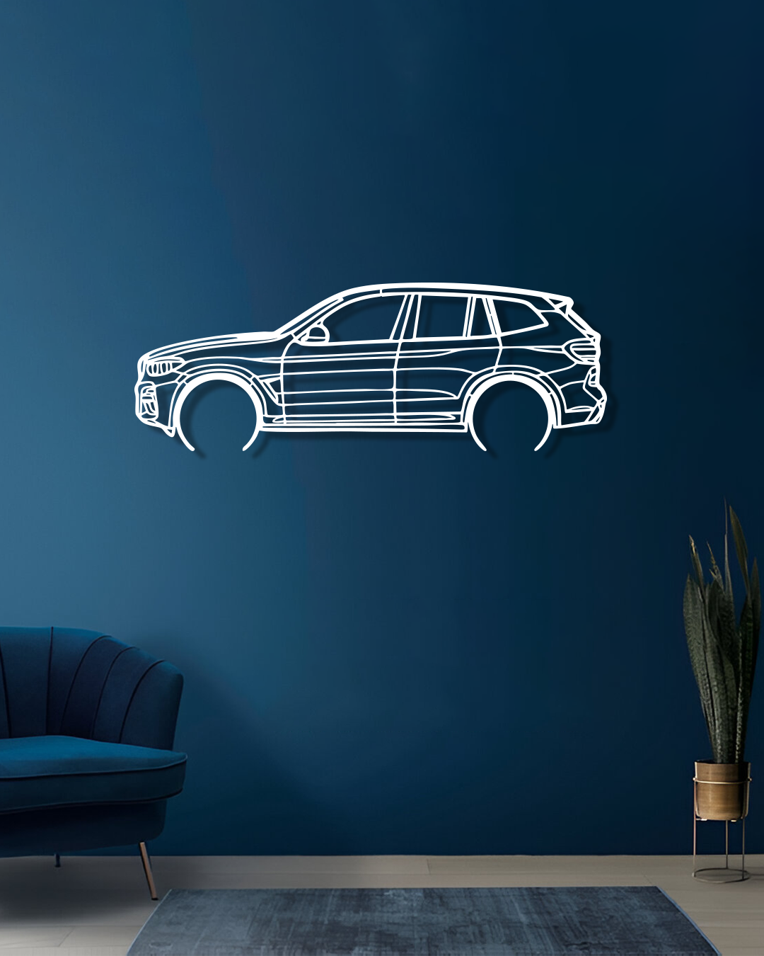 BMW X3 2018 - Metal Wall Art