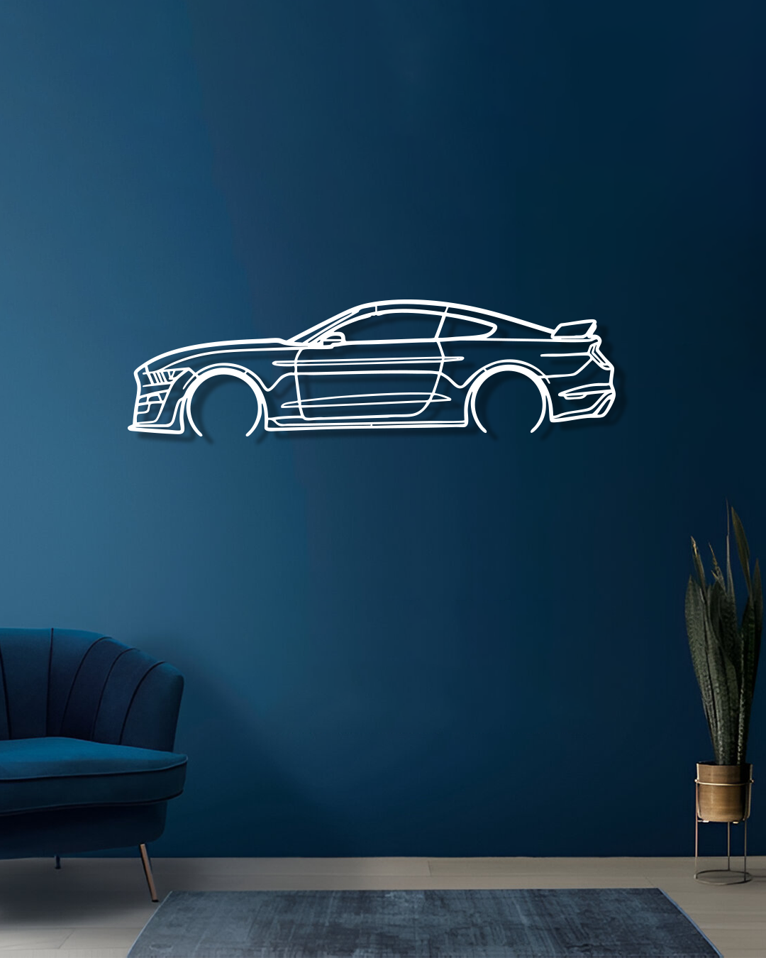 Ford Mustang Shelby GT500 2022 - Metal Wall Art