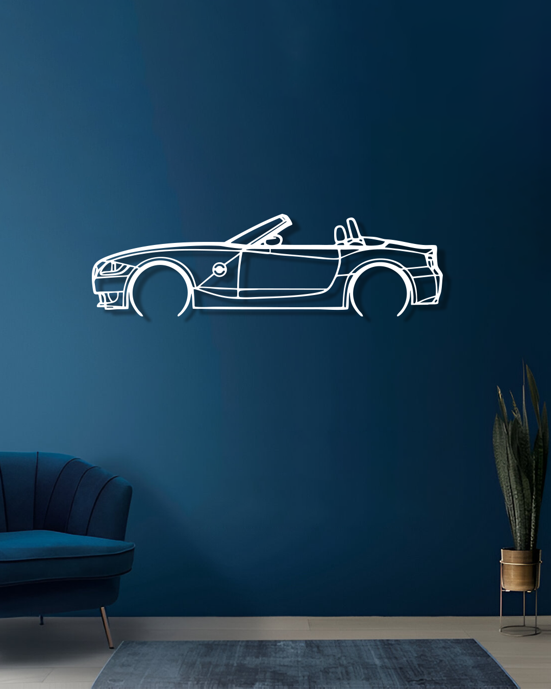 BMW Z4M E85 - Metal Wall Art